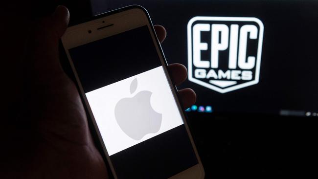 Epic, the maker of computer game Fortnite, took action against Apple alleging breach of market power rules. Picture: AFP