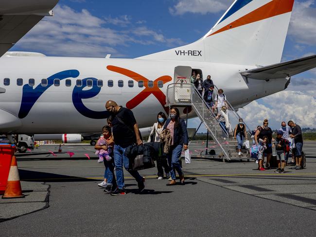 REX will offer free Wi-Fi until the end of November on its Boeing 737 aircraft. Picture: Jerad Williams.