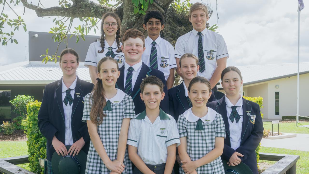 The 2025 School Captains for the Primary, Middle, and Senior Colleges for Victory College. Senior Captains: Jimmy Clouston, Olivia Sindel, Sarah Cassar, and Georgia Douglas. Middle College Captains: Eli McGregor, Manav Patel, and Olivie Rehakova. Primary School Captains: Keeva Josefski, Siebel Stevensen, and Fraser Cole. Source: Victory College Marketing Team.