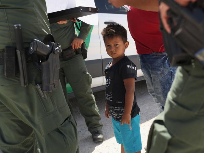 About 1500 boys are being held in detention at a former Walmart supermarket in Texas. Picture: Getty Images