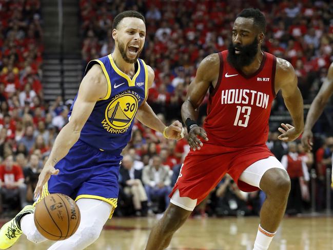 US stars Steph Curry and James Harden will not play at the world Cup. Picture: Tim Warner/Getty Images/AFP