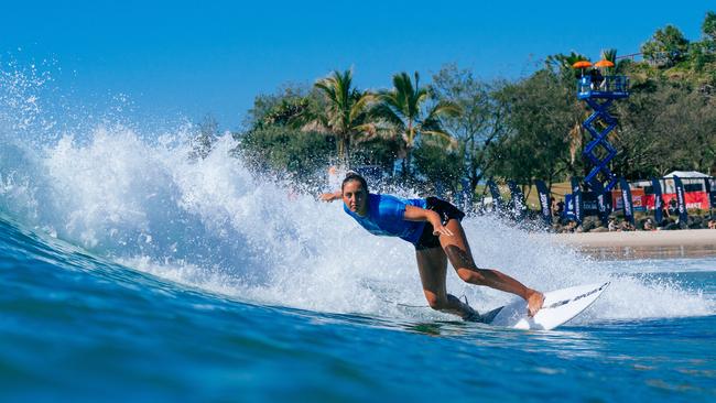 Kobie Enright in Heat 7. (Photo: Andrew Shield/World Surf League)