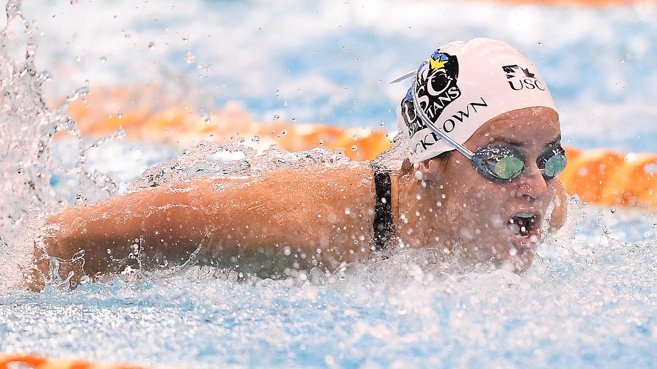 Kaylee McKeown takes out the women's 200m individual medley at the Australian trials. Picture: Getty Images