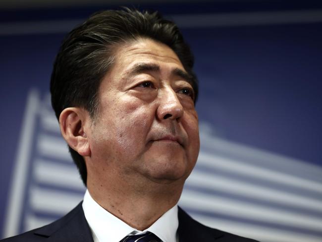 Back in charge … Japan's Prime Minister Shinzo Abe. Picture: AFP/ Behrouz Mehri