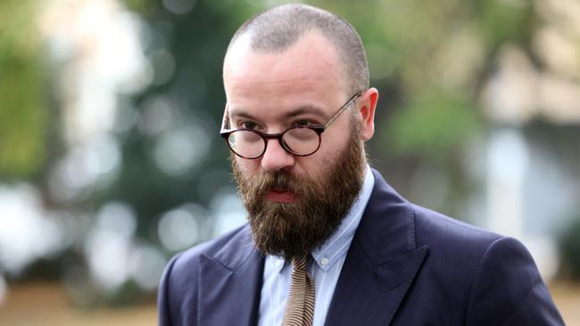 Australians Lawyers Alliance spokesman Fabiano Cangelosi speaks to the media outside Parliament House on Thursday May 2, 2019.