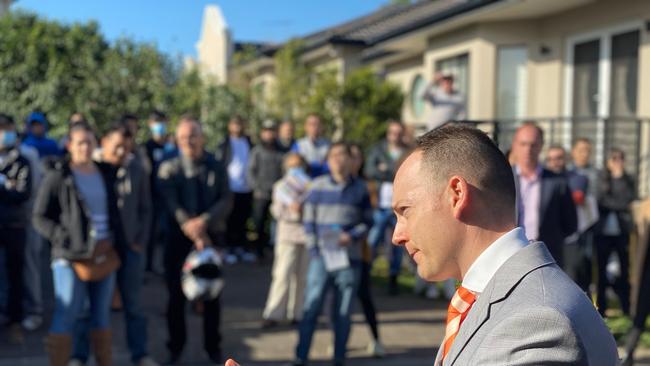 More than 40 per cent of the auctions scheduled to take place in Melbourne over the weekend were withdrawn. Picture: NCA Newswire