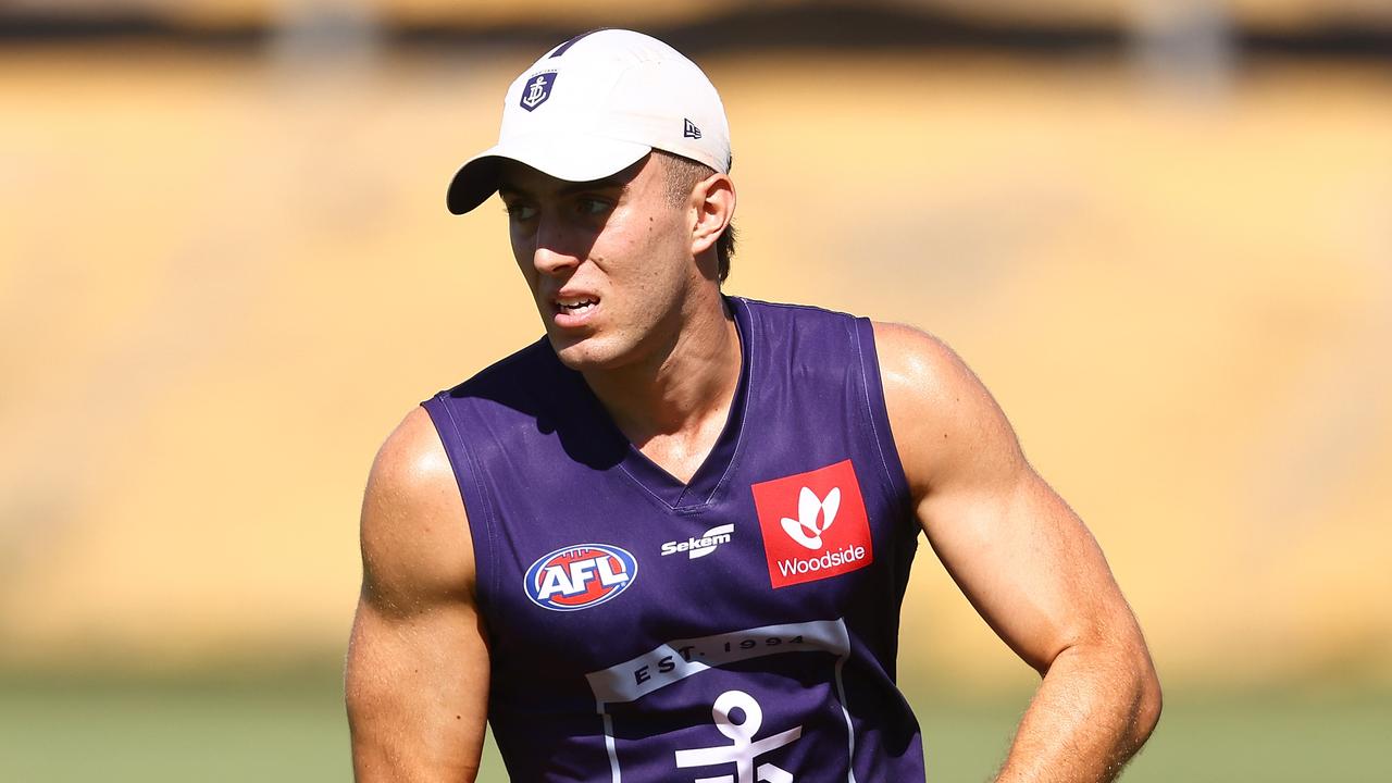 Luke Valente of the Fremantle Dockers has retired. Picture: Paul Kane