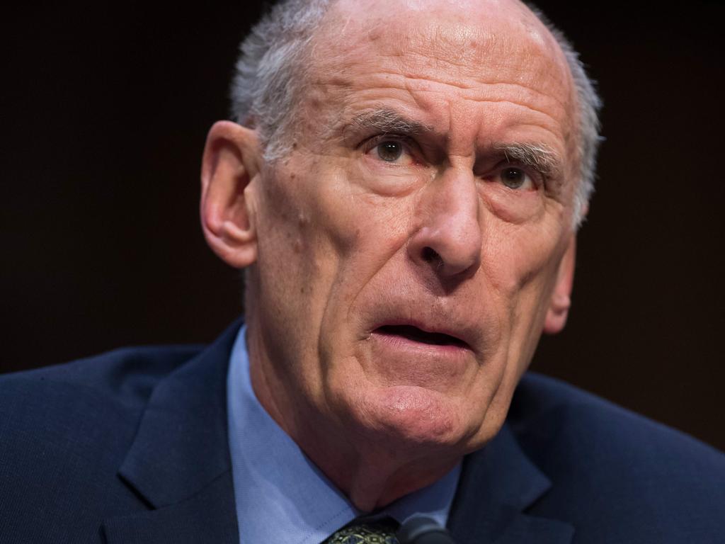 US Director of National Intelligence Dan Coats. Picture: AFP