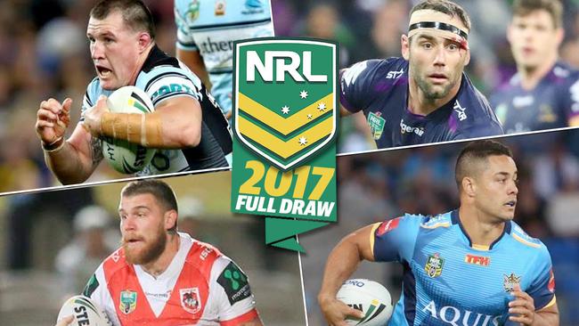 NRL 2017 draw in full, matches, fixtures | Daily Telegraph