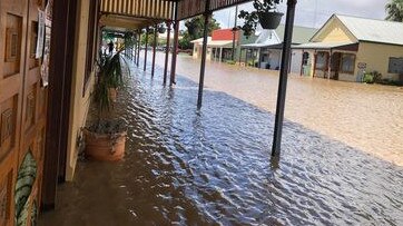 Flooding at Ulmarra. Picture: Chelsey Graham