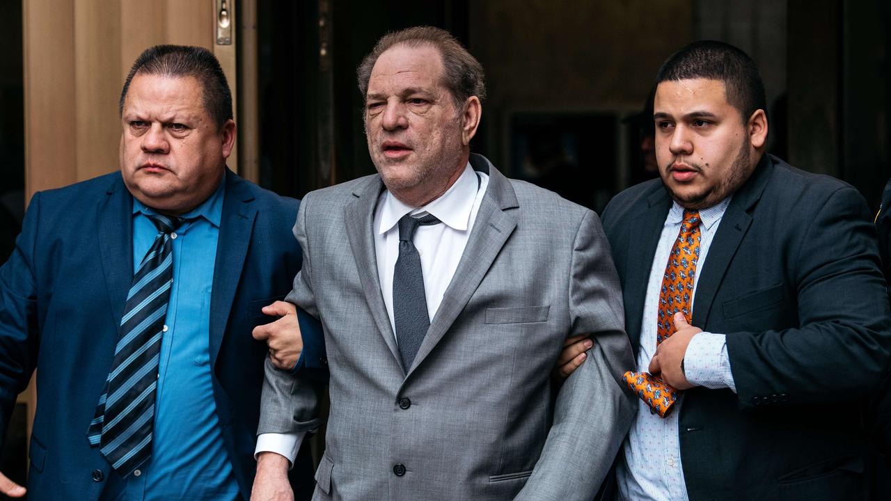 Weinstein looked worse for wear during the court appearance. Picture: Scott Heins/Getty Images/AFP