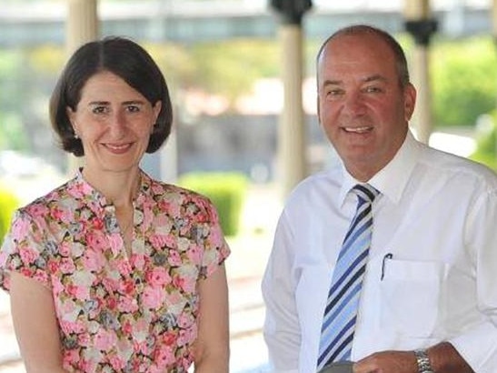 Gladys Berejiklian with disgraced MP Daryl Maguire.