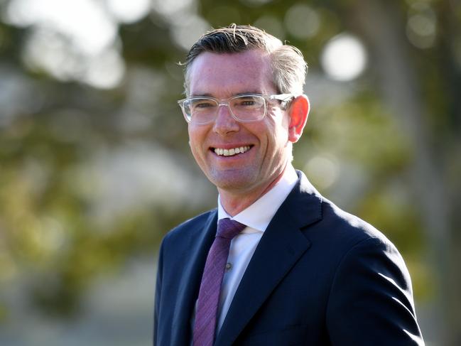 SYDNEY, AUSTRALIA - NCA NewsWire Photos JULY, 31, 2020: NSW Treasurer Dominic Perrottet is seen during a press conference in Pyrmont, Sydney. Picture: NCA NewsWire/Bianca De Marchi