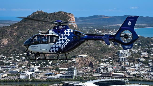 New specially trained Tactical Flight Officers (TFOs) have taken to the skies as part of PolAir’s expansion in Townsville. Picture: QPS