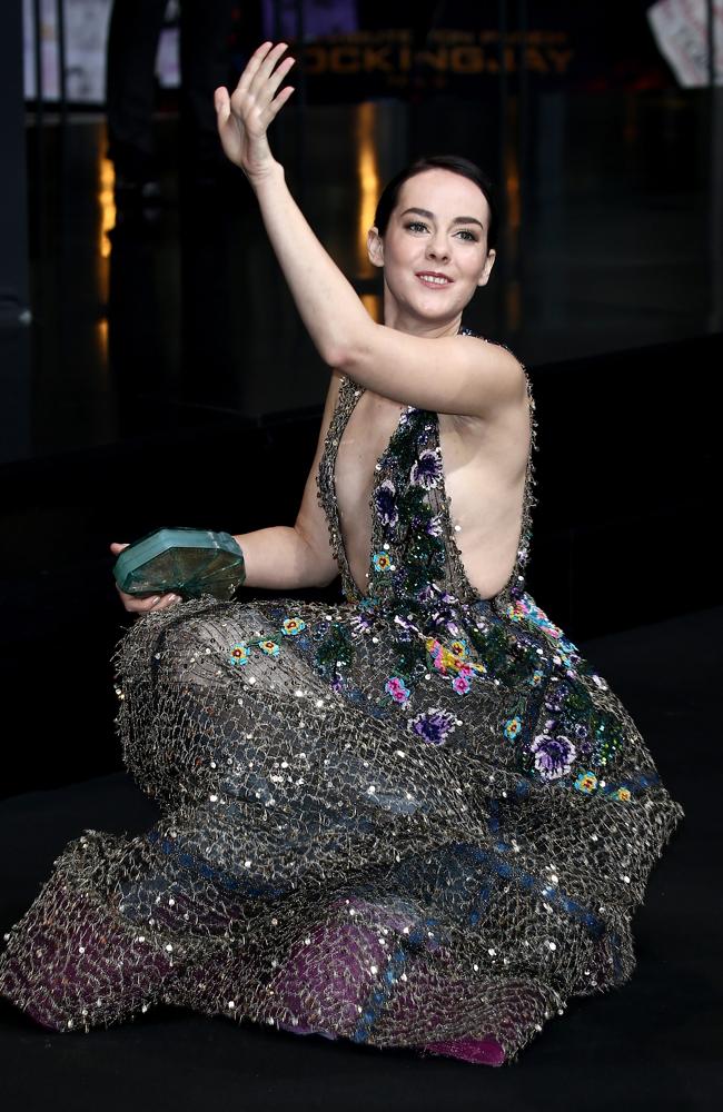 Actress Jena Malone attends the world premiere of the film ‘The Hunger Games: Mockingjay - Part 2’ on November 4, 2015 in Berlin. Picture: Getty