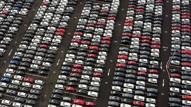 Biosecurity requirements have contributed to port congestion and long delays for new cars. Photo: Ben Stansall / AFP