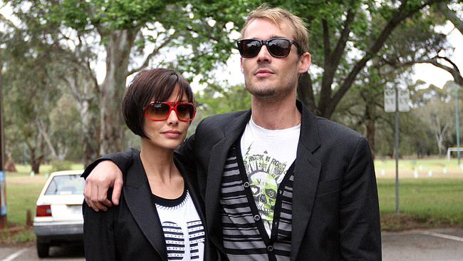 Natalie Imbruglia with ex-husband Daniel Johns in 2007.