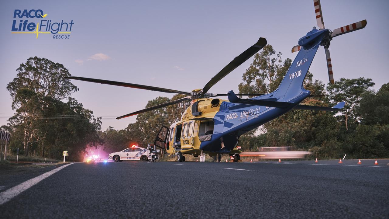 Toowoomba Based Racq Lifeflight Rescue Helicopter Crew Qps Qfes Qas