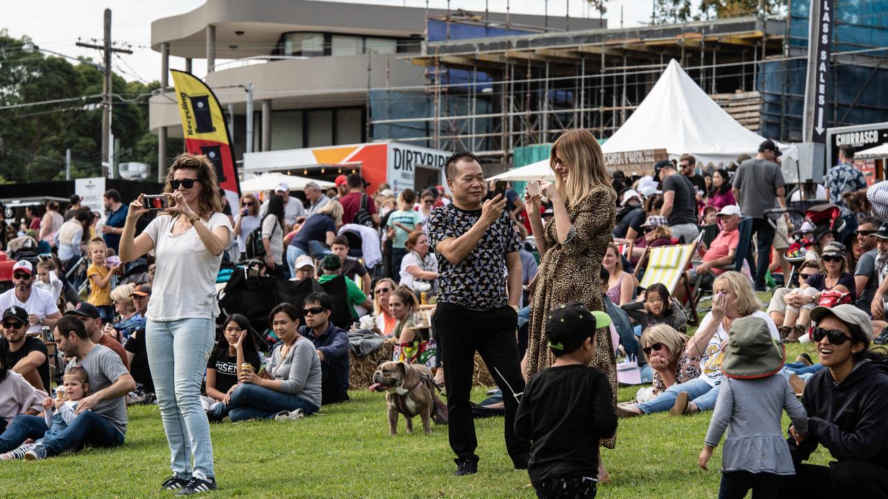 Cork and Fork the annual gourmet food and wine festival on the waterfront at Putney on Sunday May 19 2019. (AAP IMAGE / MONIQUE HARMER)