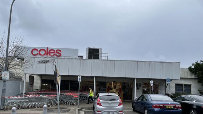 Coles is building an $80m Coles residential-retail development on the old Caringbah site on President Lane. Picture: Ashleigh Tullis