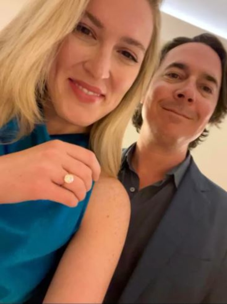 Olivia Nuzzi and her former fiance Ryan Lizza. Picture: @olivianuzzix