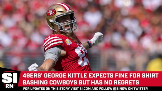 George Kittle Celebrating Tight End Day the Right Way! 