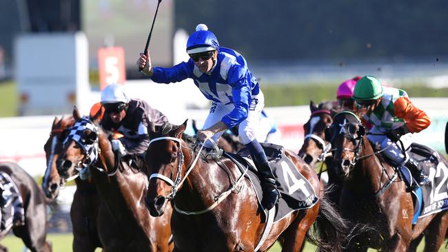 Winx was a dominant winner in the Epsom Handicap. Picture: AAP