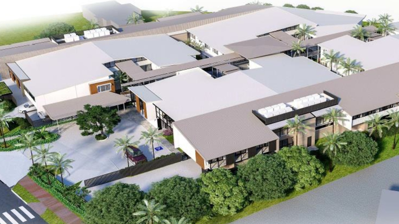 An overview of the proposed redesign of the Noosa aged care facility.