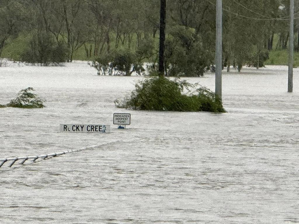 Significant flooding due to Cyclone Megan has cut off roads around Borroloola on Tuesday, March 19.