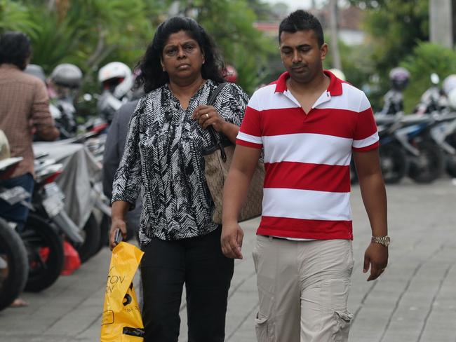 Myuran Sukumaran’s mother Raji and brother Chinthu visited Kerobokan Prison to see him many times over the years he was incarcerated. Picture: Lukman S. Bintoro