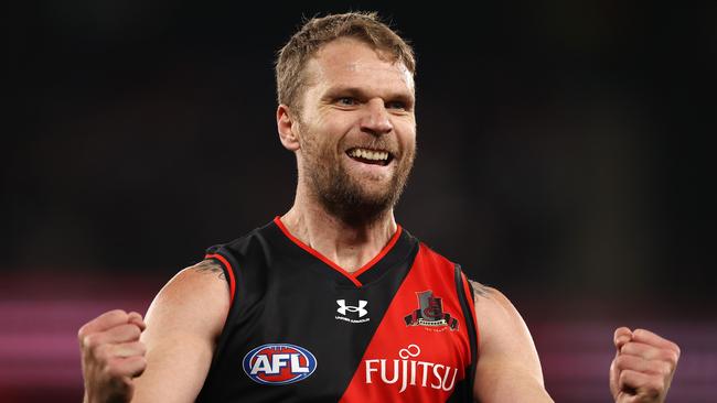 Jake Stringer is loving Essendon’s late-season revival. Picture: Michael Klein