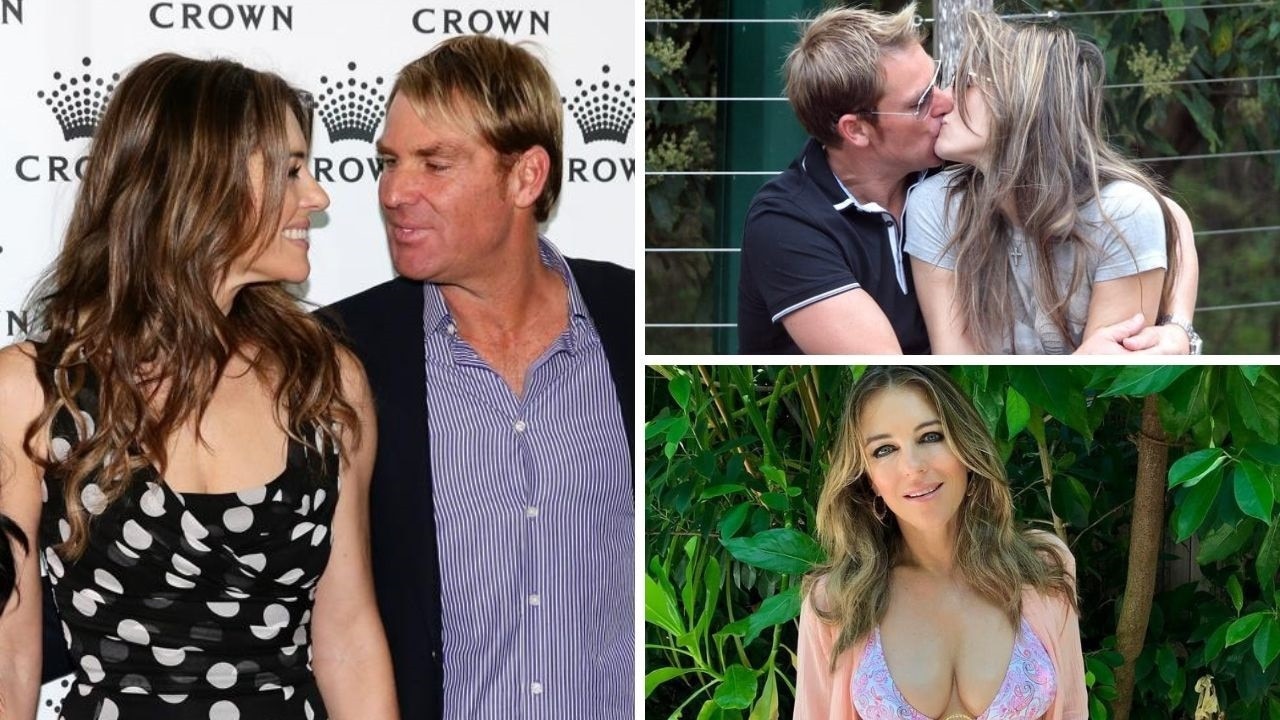 Shane Warne and Liz Hurley were quite an item.