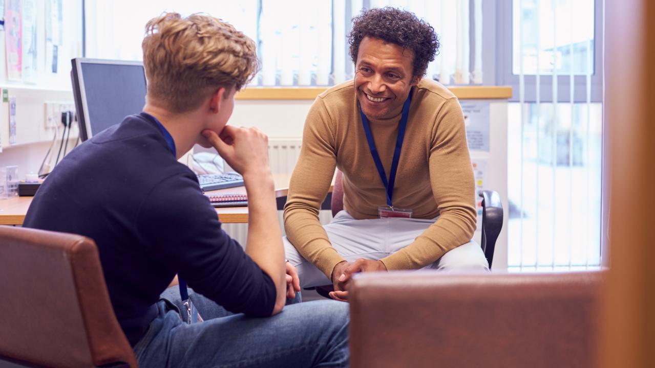 They recommend talking to a trusted family member, adult or counsellor. Picture: iStock