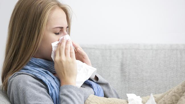 When kids get sick, often one or both parents get sick as well. Picture: iStock