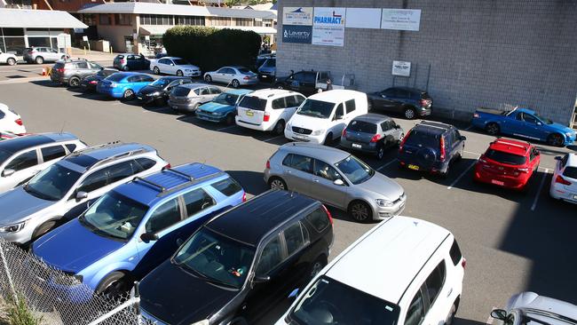 The Church St carpark is set to be developed into shop top housing. Picture: Peter Clark