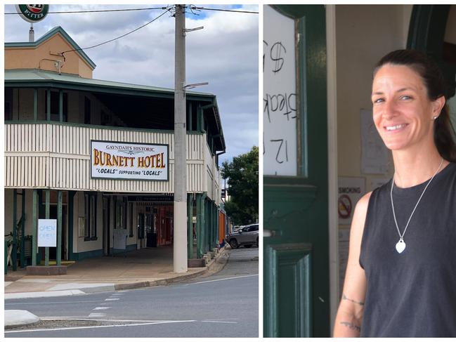 IT'S OFFICIAL: The Burnett Hotel in Gayndah has been officially bought by its newest publican Nichole Scott. Picture: Sam Turner