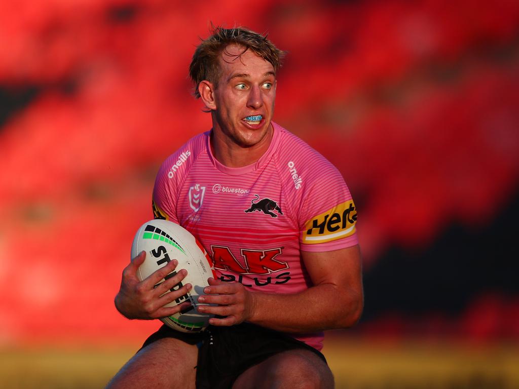 Zac Hosking is pushing hard for a starting spot at the Panthers. Picture: NRL Images