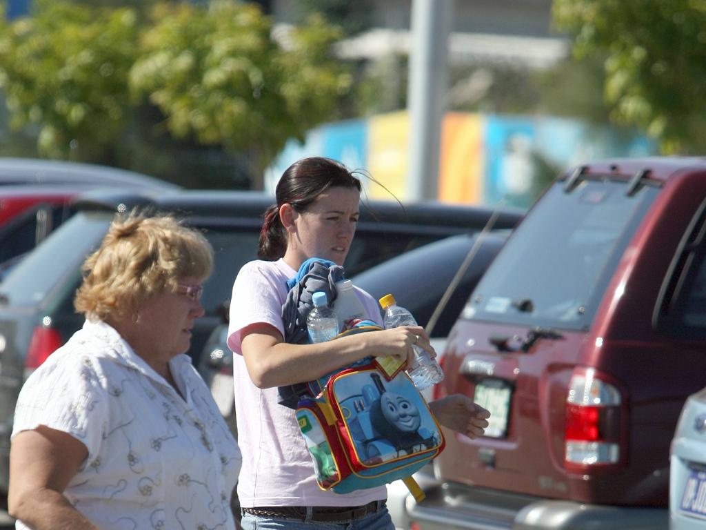 Natasha Ryan, then 23, pictured in the carpark of DFO factory outlet complex near Brisbane Airport.