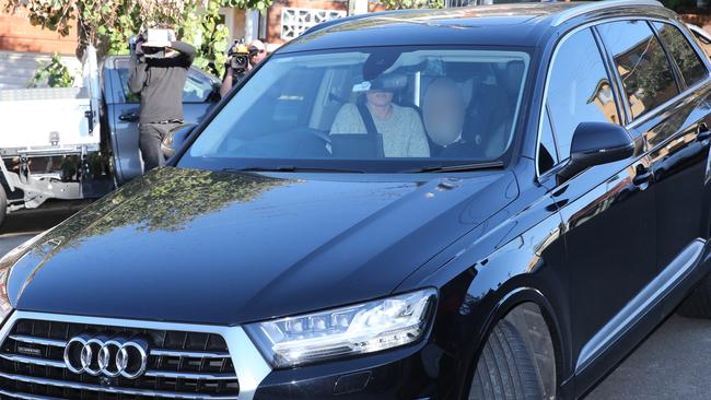 Greg Inglis's wife Sally leaves home today. Picture: John Grainger