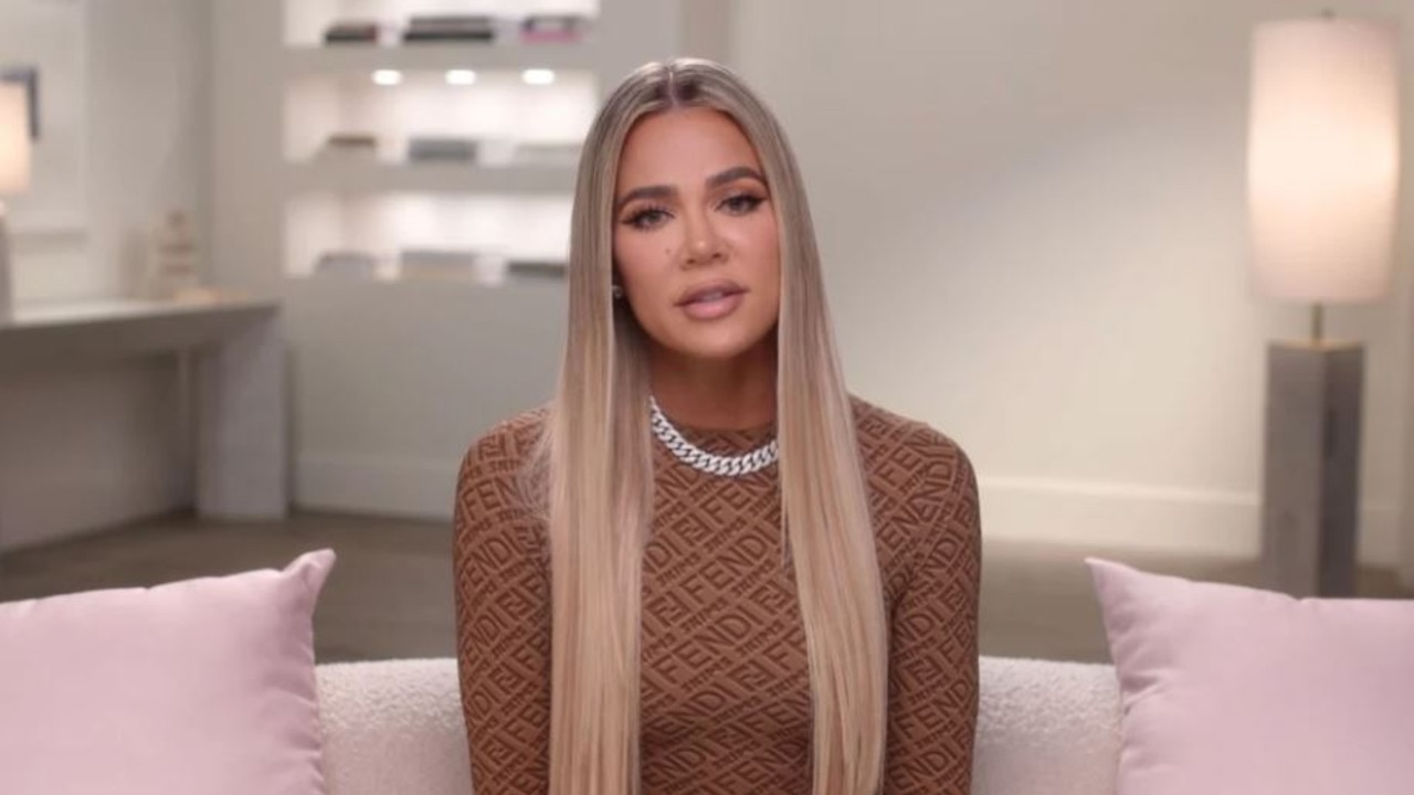 Khloe Kardashian opened up about the heartbreak of Tristan Thompson cheating. Picture: Hulu.