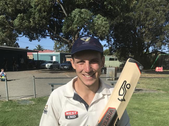 West Torrens cricketer Kelvin Smith has been in strong form with the bat yet again this season. Picture: Andrew Capel