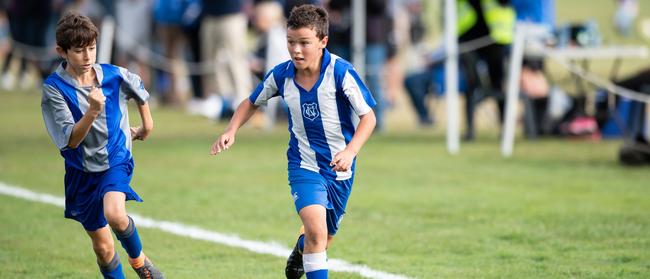 Nudgee College Year 7 student, Jack Mair, who, like many Nudgee College students combines playing for his school with playing for his local club. In this case Moreton Bay United in the National Premier League.