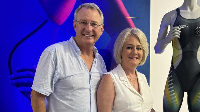 Steve and Robyn Titmus, parents of Ariarne