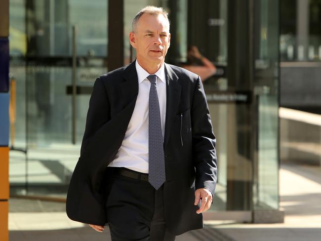 21/03/2018: Phillip Godkin from Westpac leaves the Banking Inquiry at the Federal Court in Melbourne. Stuart McEvoy for The Australian.