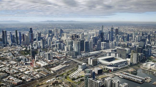 Another two decades like the 2010s will make Melbourne our largest city. Picture: David Caird