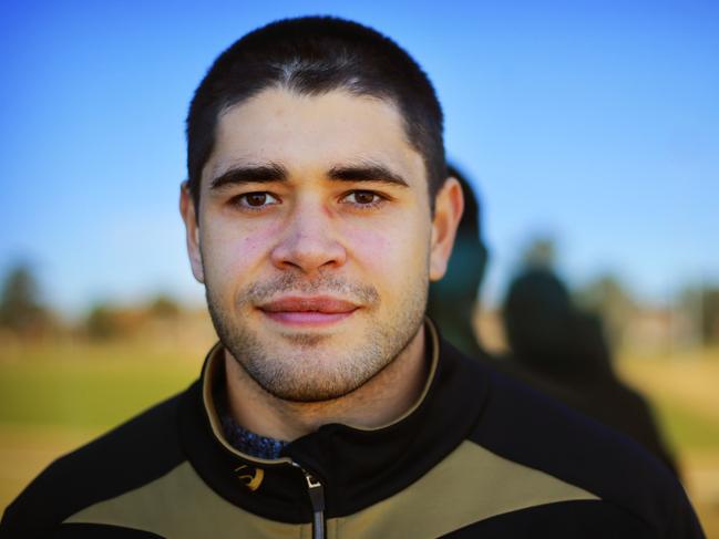 Chris Grevsmuhl at Penrith Panthers training at the Panthers Academy, Penrith. pic Mark Evans