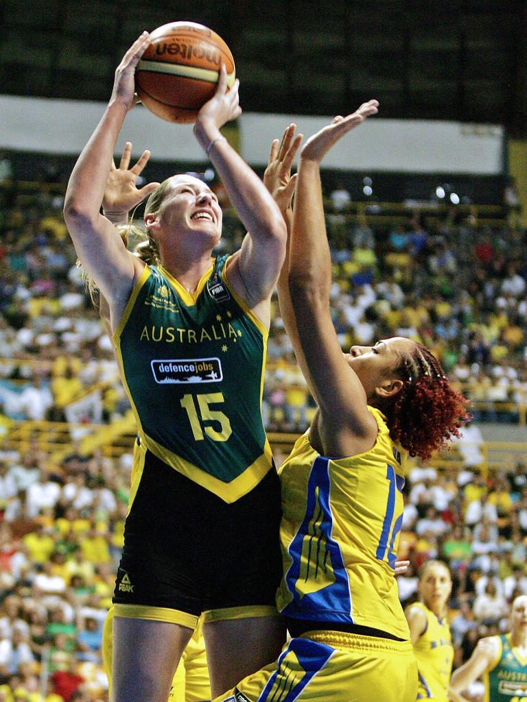 Jackson starred for Australia during her Opals career.