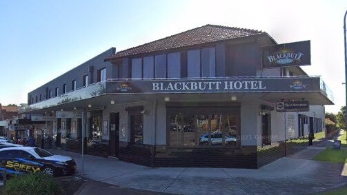 Masked men threatened a cleaner at the Blackbutt Hotel in New Lambton. Picture: Google Maps.