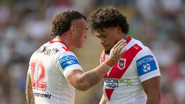 The Dragons players couldn’t find the energy when it mattered most. (Photo by Brett Hemmings/Getty Images)