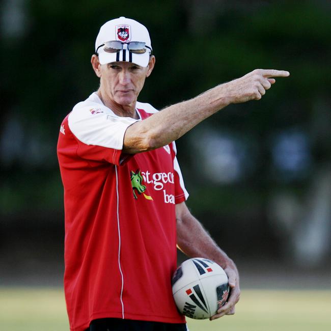 Wayne Bennett at the Dragons.